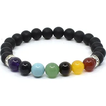 Náramek Čakrový náramek z minerálů VIII (Čakrový náramek)