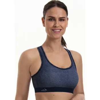 Podprsenka PanAlp Delta Top sportovní podprsenka výztuž DeltaPad 5562 jeans - Active 342 jeans 70D