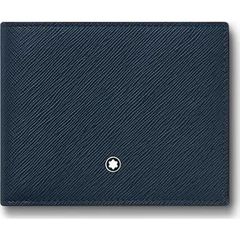 Peněženka Montblanc Sartorial 6 cc, modrá
