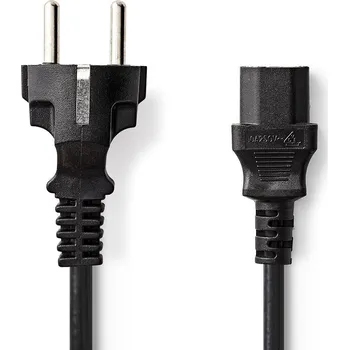 Napájecí kabel NEDIS Napájecí Kabel | Schuko Zástrčka | IEC-320-C13 | 2,0 m | Černý