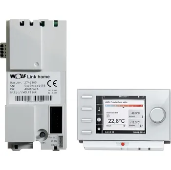 Termostat Sestava Wolf ekvitermní regulace s webovým rozhraním (LINK HOME) bílá