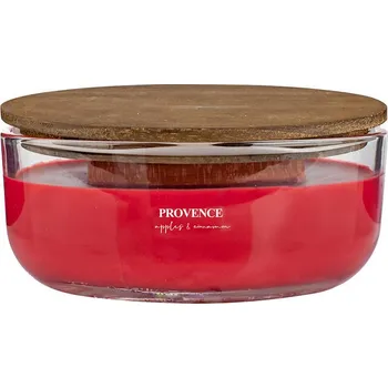 Svíčka Provence Wooden Wick vonná svíčka 240 g jablko/skořice