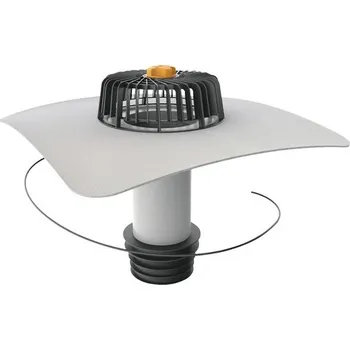 Kanalizační potrubí Vyhřívaná sanační vpust TOPWET s integrovanou PVC manžetou, 109–116 mm