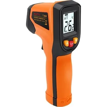 Teploměr osobní Bezkontaktní infračervený teploměr T400 - měření teploty -50 až +400°C, laserový zaměřovač