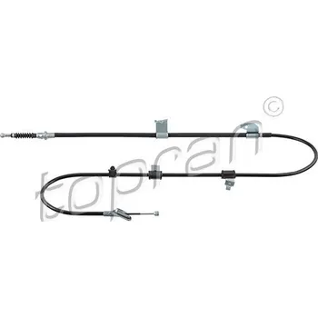 Lanko parkovací brzdy Tažné lanko, parkovací brzda TOPRAN 631 770