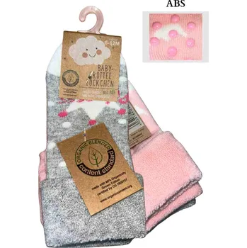 Kojenecké ponožky 115434 Barva: růžová, Velikost: 6-12 M