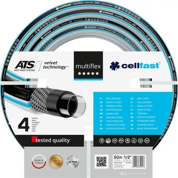Zavlažování Zahradní hadice 1/2" 50m CELLFAST MULTIFLEX ATSV