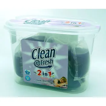 Přípravek na praní CLEAN FRESH CAPSULES Prací gel koncentrovaný LAVENDER 10x kapsle