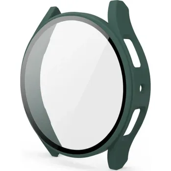 Barevné ochranné pouzdro s tvrzeným sklem pro Samsung Galaxy Watch 6 40mm Barva: Zelená