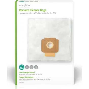 Sáček do vysavače Nedis sáčky pro vysavače Electrolux E51 - AEG GR 5, 4ks + mikrofiltr (DUBG223ELE4)