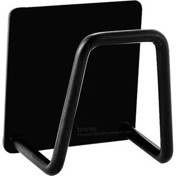 Odkapávač na nádobí Samolepící Držák na houbičku Černá