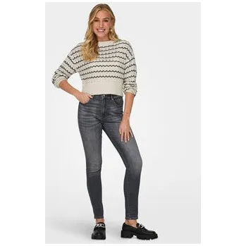 Dámský svetr ONLY Svetr Asa 15310527 Béžová Regular Fit XS