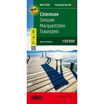 Chiemsee, Wander-, Rad- und Freizeitkarte 1:50.000, freytag & berndt, WKD 5203, mit Infoguide - Freytag-Berndt und Artaria KG