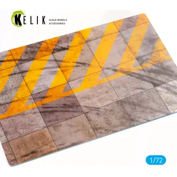 Plastikový model Reskit 1/72 Light motor aviation runway Base (280x180)