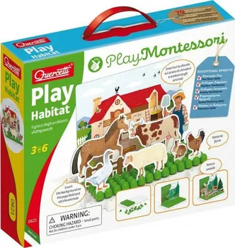 Výuková hračka Quercetti PlayMontessori Zasouvací skládačka Play Habitat