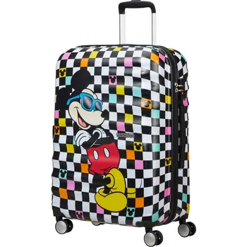 AMERICAN TOURISTER Střední kufr Wavebreaker Disney 67cm Mickey Check