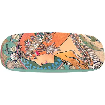 Pouzdro na brýle Plumeria - Pouzdro na brýle s čistícím hadříkem A. Mucha Zodiac - 16x4x6 cm