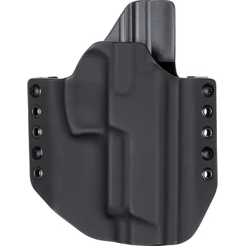 Příslušenství pro sportovní střelbu RH Holsters OWB - Heckler & Koch SFP9 OR Match - vnější kydexové pouzdro - poloviční sweatguard - černá/černá Pouzdro je pro: Pravák