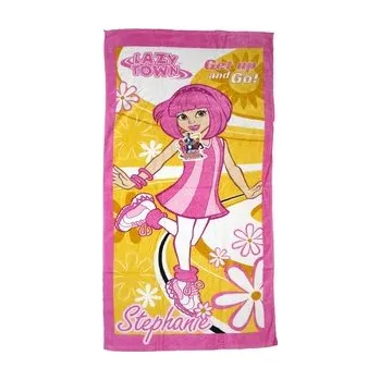 Dětská deka DISNEY Ručník froté LAZY TOWN 75x150cm /015