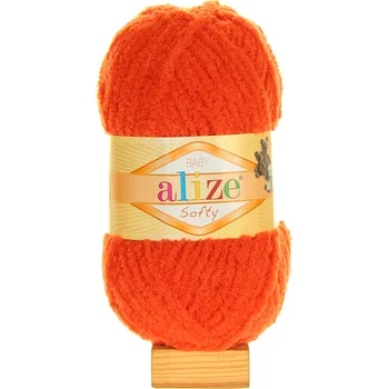 Příze Alize Softy oranžová 6
