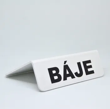 Zarážka na knihu Rozřaďovač s nápisem - BÁJE