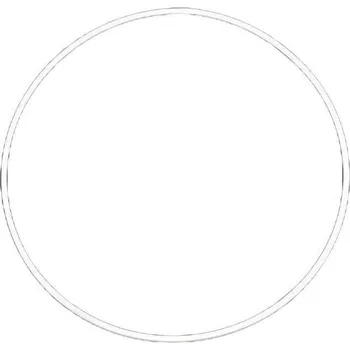 Stoklada Kovový kruh na lapač snů 20 cm bílý