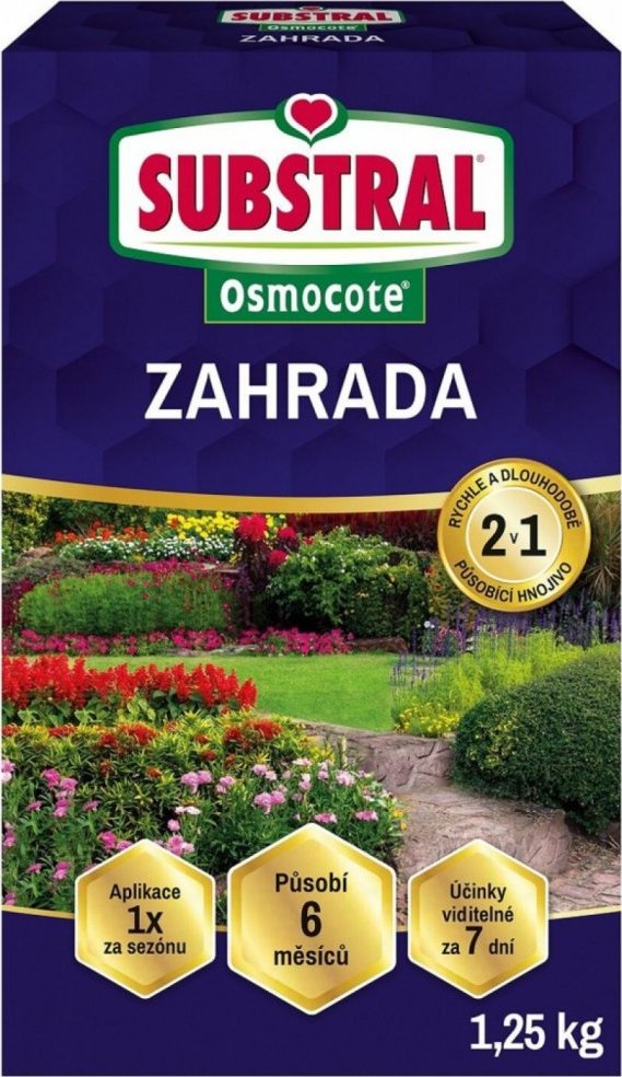 Substral Osmocote 2v1 pro celou zahradu 1,25 kg