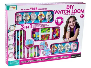 Sada na výrobu hodinek 3in1 DIY Watch Loom 110 dílů