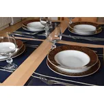 Vingo Tmavě modré prostírání s pruhy, 30 x 45 cm