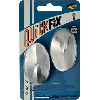 Věšák QuickFix Háček QFM 1040Ag mat blistr, 2ks