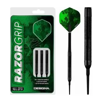 Šipka DESIGNA ŠIPKY RAZOR GRIP V2 - BLACK - M4 - 20G