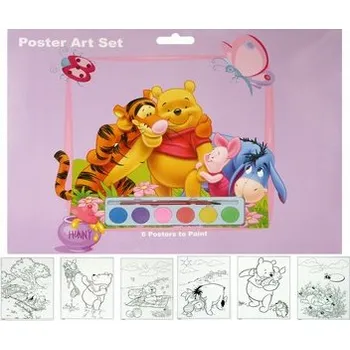 omalovánky DISNEY POOH Poster Art Set