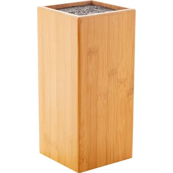 Stojan na nože Bambusový držák na nože Santoku