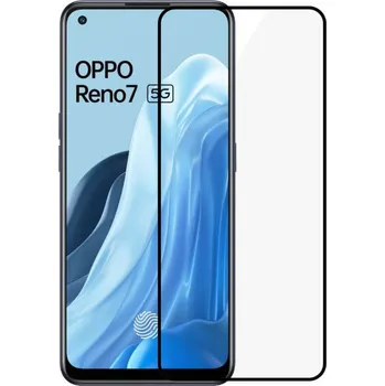 3x Picasee 3D tvrzené sklo s rámečkem pro OPPO Reno 7 5G - černé - 2+1 zdarma