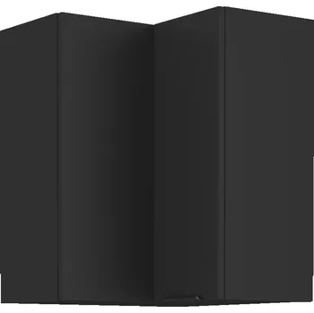 Kuchyňská skříňka Horní rohová skříňka Siena 2 - černý mat