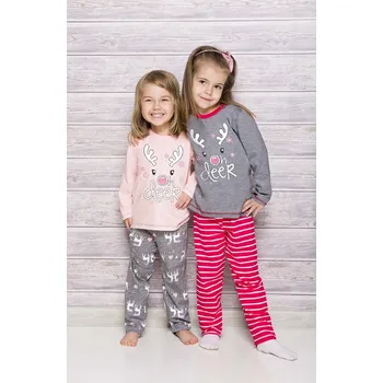 Taro, dětské pyžamo 1167-Oda, dlouhý rukáv, šedá, vel. 128