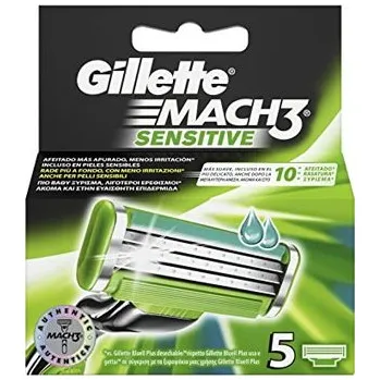Péče o vousy GILLETTE MACH3 SENSITIVE Náhradní břity 5ks