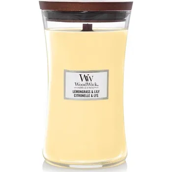 Svíčka WoodWick Lemongrass & Lily