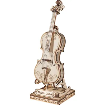 3D puzzle Dřevěné 3D puzzle - Violoncello