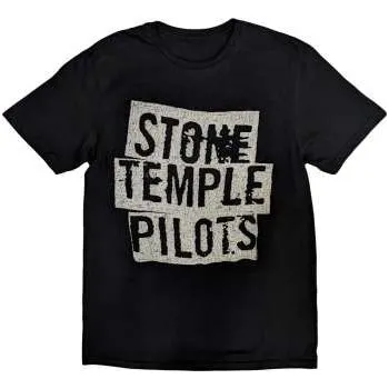 Pánská móda Merch Stone Temple Pilots: Stone Temple Pilots Unisex T-shirt: Core (back Print) (small) S