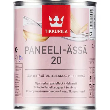 Lak na dřevo Tikkurila PANEELI-ASSA (Panel Ace Lacquer) 0,9L POLOMAT [20] odstín TVT: 3457 (Kesäpäivä)