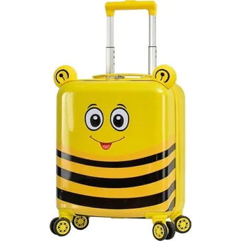 Dětský kufr Snowball Včelka 4W SX 32018H-48-37