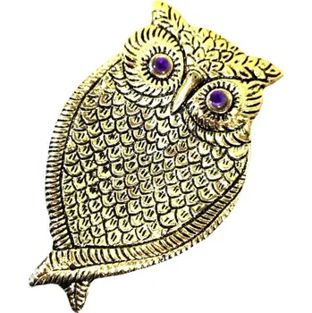 Vonná tyčinka Stojan na vonné tyčinky Sova zlatá