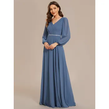 Dámské šaty Ever Pretty luxusní šedo modré šaty 1981 Velikost: L / 40 / 08 / 12