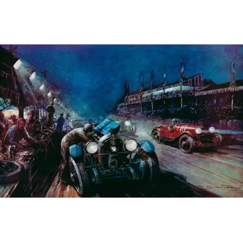 Plakát Plakát, Obraz - Le Mans 24-hour race, Crosby, Frederick Gordon (1885-1943)