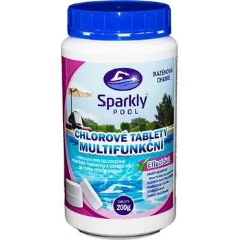 Bazénová chemie SparklyPool Sparkly POOL Multifunkční 5v1 tablety 200g 1 kg