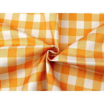 Kočárkovina 600D kanafas s PVC úpravou, barva 1 oranžovožlutá