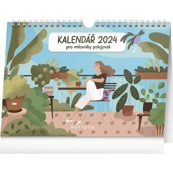 Kalendář Stolní kalendář pro milovníky pokojovek 2024, 30 x 21 cm