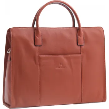 Dámská aktovka Dámská kožená aktovka Hexagona 462698 oranžová