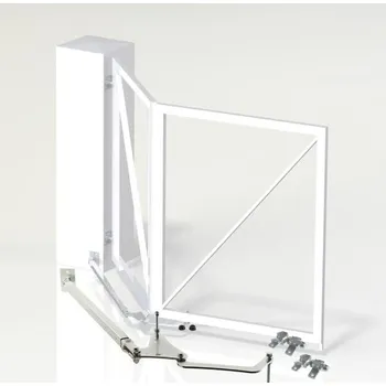 brána CAIS TWIN DRIVE PLUS 3.0 - skládací mechanismus 1křídlé brány s hlubokými sloupky, průjezd do 3 m